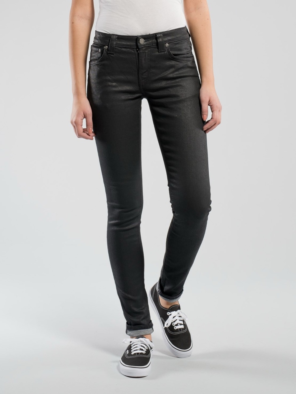 Nudie Jeans Skinny Lin (Back in Black) — US 27